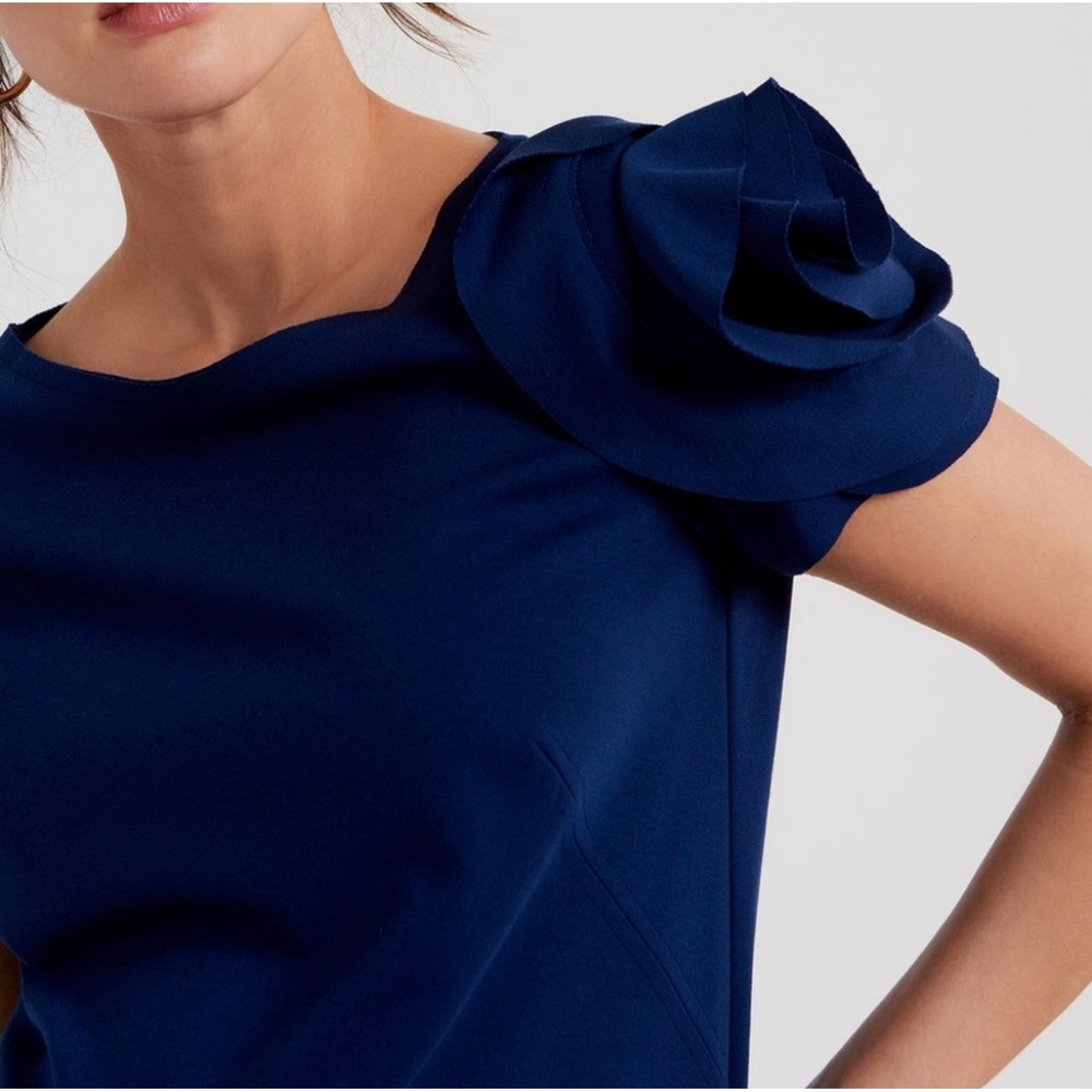 PIETRO BRUNELLI Milano Maternity Navy Salisburgo Dress NWT | Size XS | Italy - Picture 2 of 15